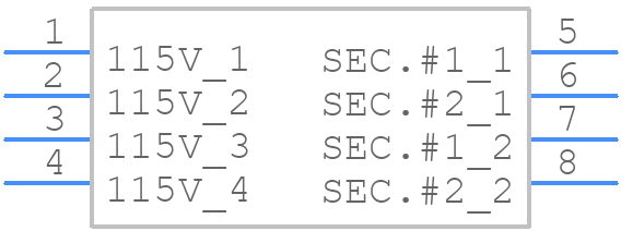 162E10 - Hammond Manufacturing - PCB symbol