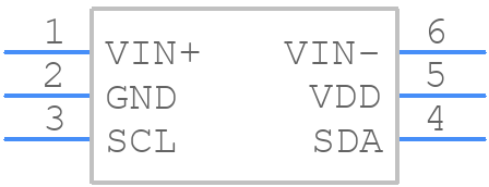 ADS1110A1IDBVT - Texas Instruments - PCB symbol