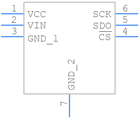 LTC2450IDC-1#PBF - Analog Devices - PCB symbol