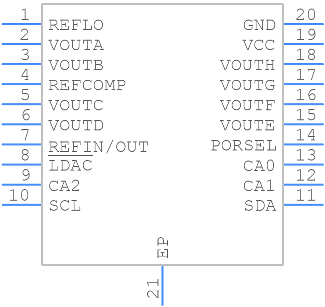 LTC2657BIFE-H16#PBF - Analog Devices - PCB symbol