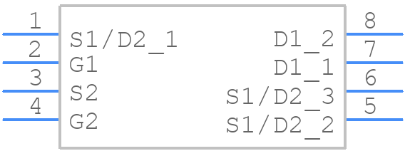 SI4830CDY-T1-GE3 - Vishay - PCB symbol