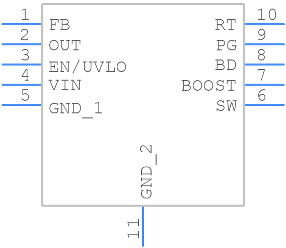 LT3973EDD-5#PBF - Analog Devices - PCB symbol