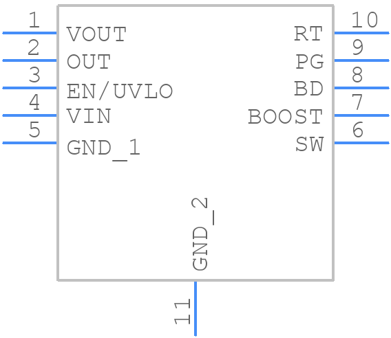 LT3973IDD-5#PBF - Analog Devices - PCB symbol