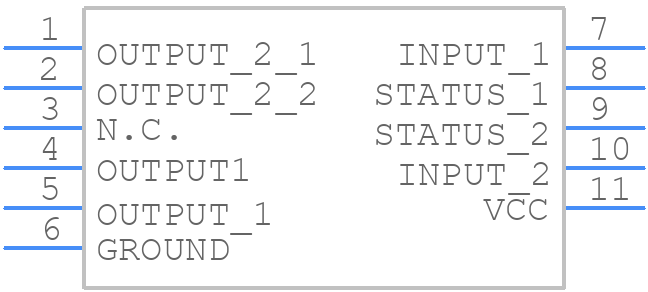 VND830LSP - STMicroelectronics - PCB symbol