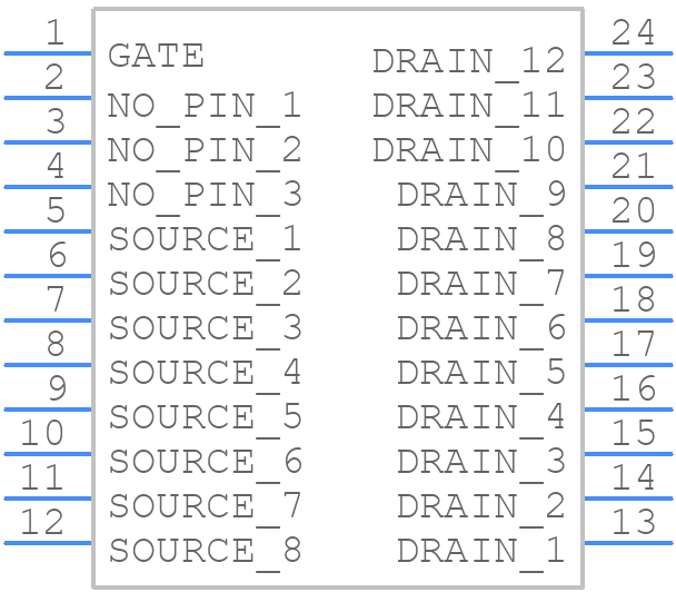 MMIX1F180N25T - LITTELFUSE - PCB symbol