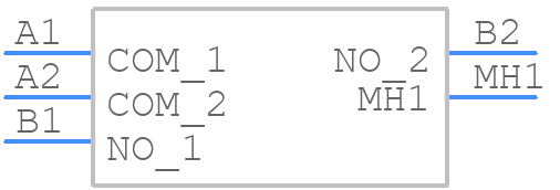 EVQPBG05R - Panasonic - PCB symbol