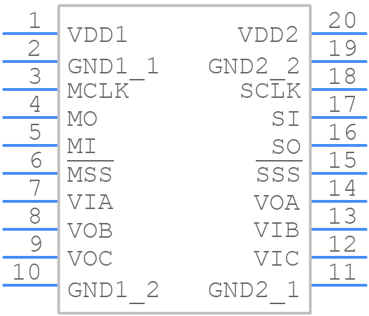 ADUM4152ARIZ - Analog Devices - PCB symbol