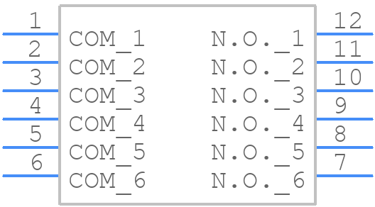 A6H-6102 - OMRON Electronics - PCB symbol