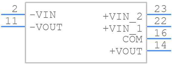 REC6-0505DRW/R10/A - RECOM Power - PCB symbol