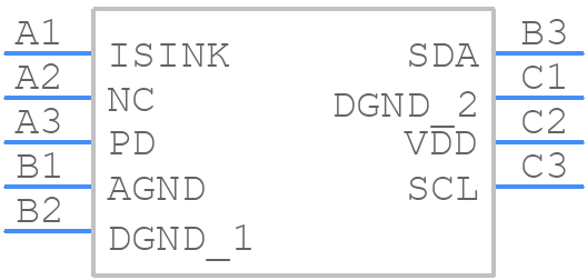 AD5398ABCBZ-REEL7 - Analog Devices - PCB symbol