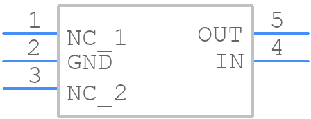 NCP715SQ50T2G - onsemi - PCB symbol