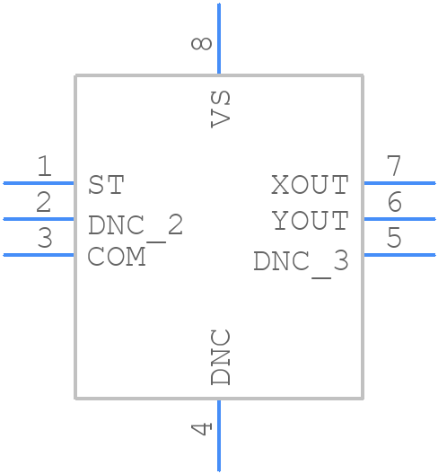 ADXL203CE - Analog Devices - PCB symbol