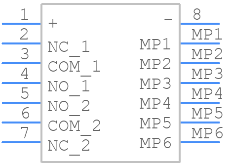 G6K-2F-RF-S-DC12 - OMRON Electronics - PCB symbol