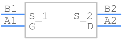 SI8816EDB-T2-E1 - Vishay - PCB symbol