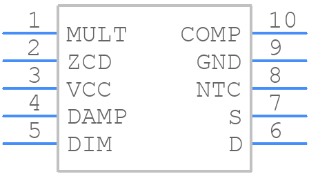 MP4033GK-P - Monolithic Power Systems (MPS) - PCB symbol