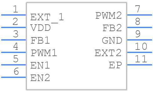 XC9504B092DR-G - Torex - PCB symbol