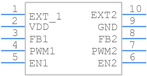 XC9503B092AR-G - Torex - PCB symbol
