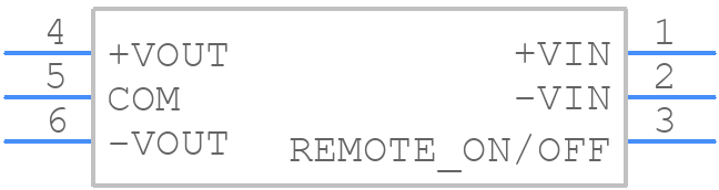 RDC3072D12 - XP POWER - PCB symbol