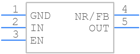 TPS72325DBVR - Texas Instruments - PCB symbol