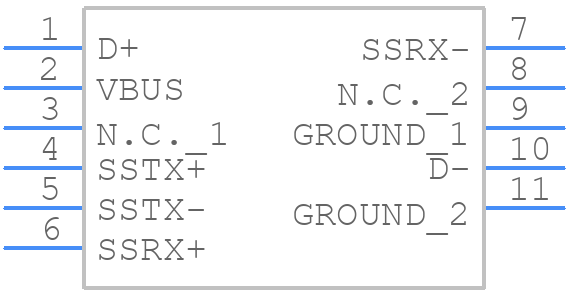CDDFN10-0516P - Bourns - PCB symbol