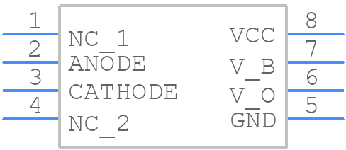 6N135 - Avago Technologies - PCB symbol
