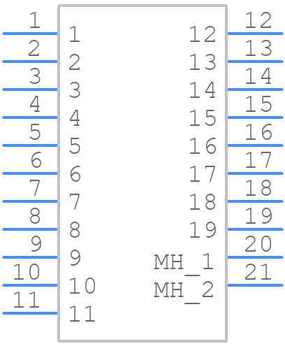 10029449-112RLF - Amphenol - PCB symbol