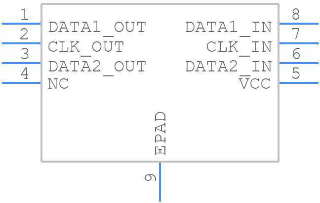 TPD3F303DQDR - Texas Instruments - PCB symbol
