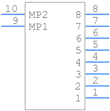 FH34S-8S-0.5SH(50) - Hirose - PCB symbol