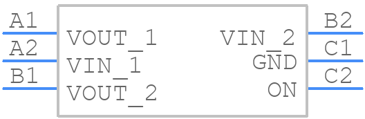 TPS22925BYPHR - Texas Instruments - PCB symbol