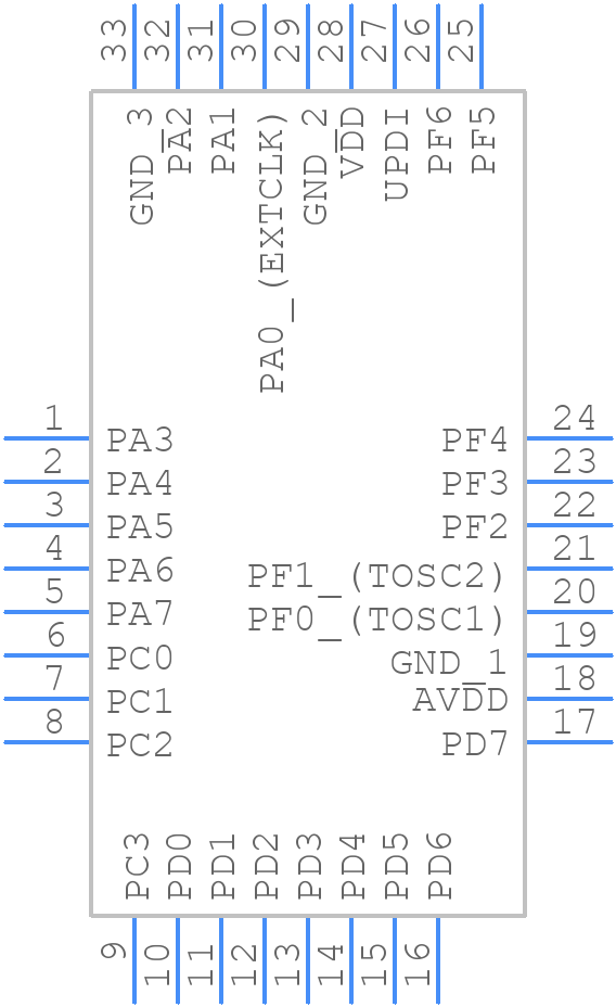 ATMEGA4808-MUR - Microchip - PCB symbol