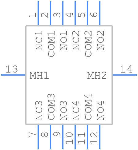 SSSU042100 - ALPS Electric - PCB symbol