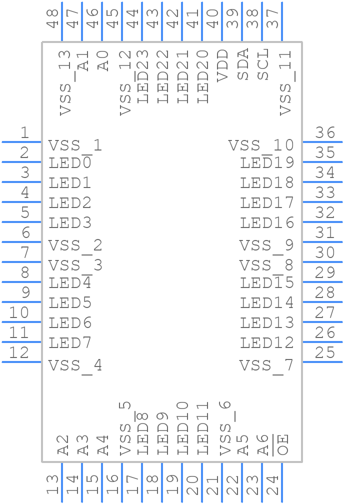 PCA9626B,118 - NXP - PCB symbol