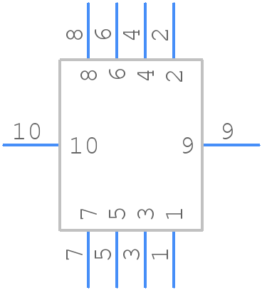 43860-0004 - Molex - PCB symbol
