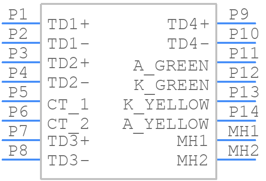48F-01BGY2DPLZ2NL - Shanghai YDS Tech - PCB symbol