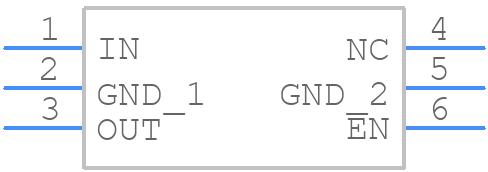 NCP170AXV300T2G - onsemi - PCB symbol