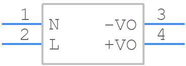 LD02-10B05 - RS Pro - PCB symbol