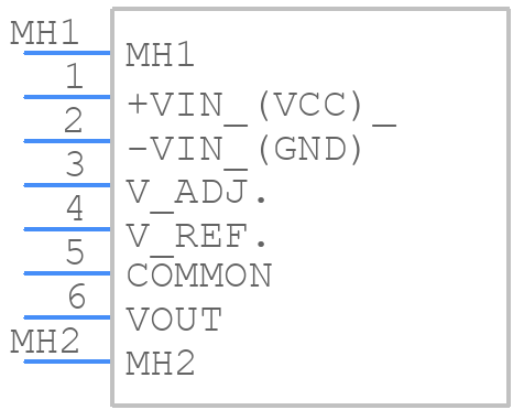 THV 12-180N - Traco Power - PCB symbol