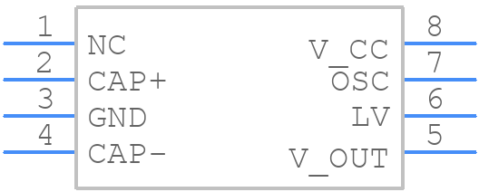 TL7660CD - Texas Instruments - PCB symbol