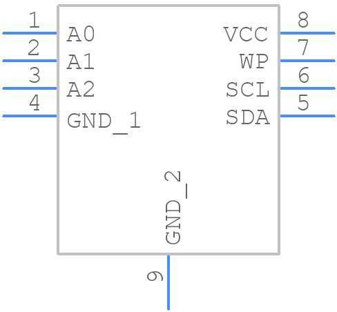 AT24C02C-MAHM-T - Microchip - PCB symbol