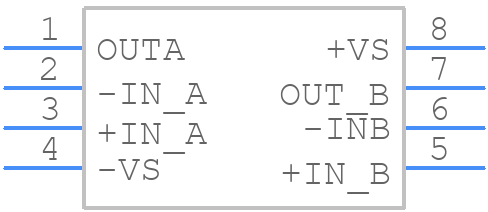 OPA2690IDR - Texas Instruments - PCB symbol