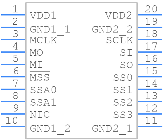 ADUM3154ARSZ - Analog Devices - PCB symbol
