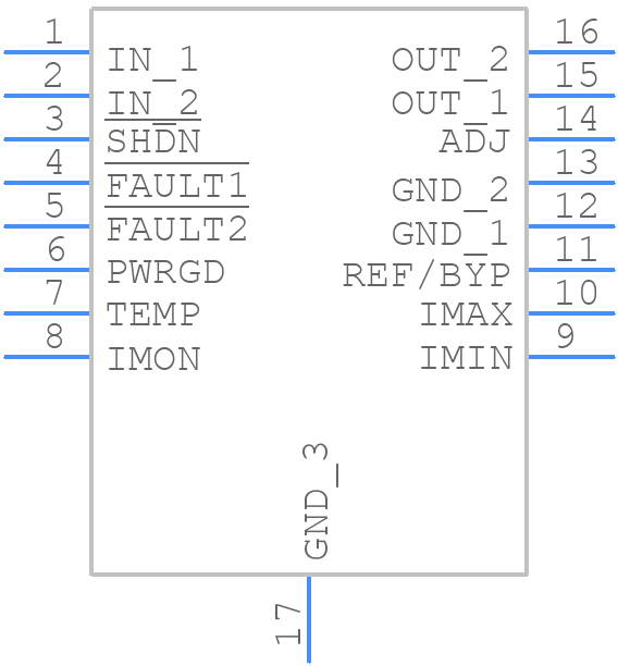 LT3055EDE#PBF - Analog Devices - PCB symbol