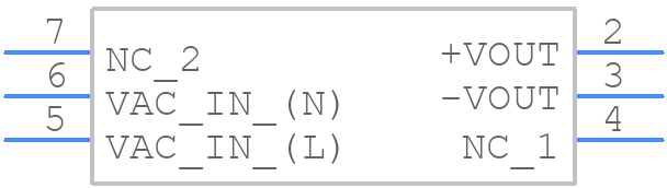 RAC04-05SC/277-E - RECOM Power - PCB symbol