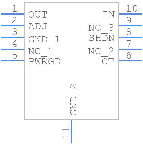 LT3011EDD#PBF - Analog Devices - PCB symbol