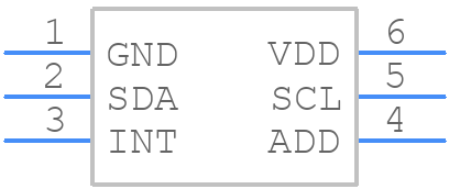 VEML6030 - Vishay - PCB symbol