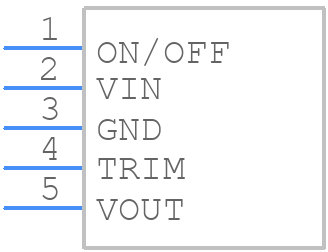 TOS 06-12SIL - Traco Power - PCB symbol