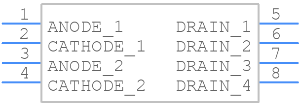 TLP206A(F) - Toshiba - PCB symbol