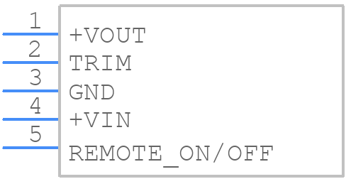 TOS 06-05SIL - Traco Power - PCB symbol