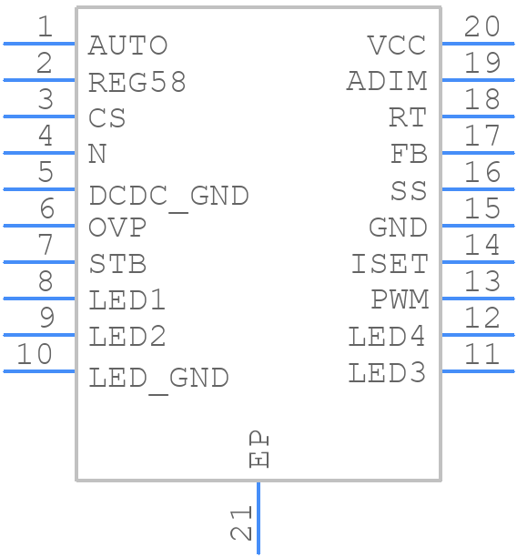 BD93941EFV - ROHM Semiconductor - PCB symbol