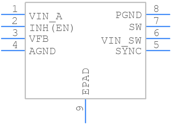 ST1S10BPHR - STMicroelectronics - PCB symbol